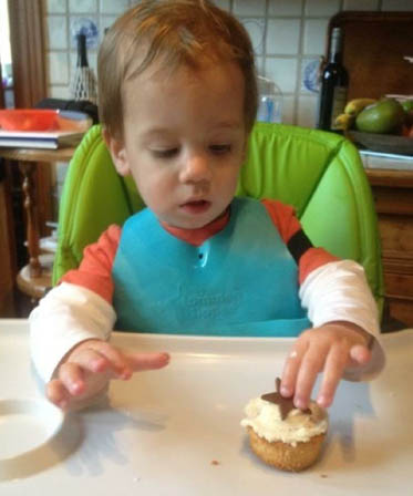 Ethan Cupcake Nephew Emma Choc Chip