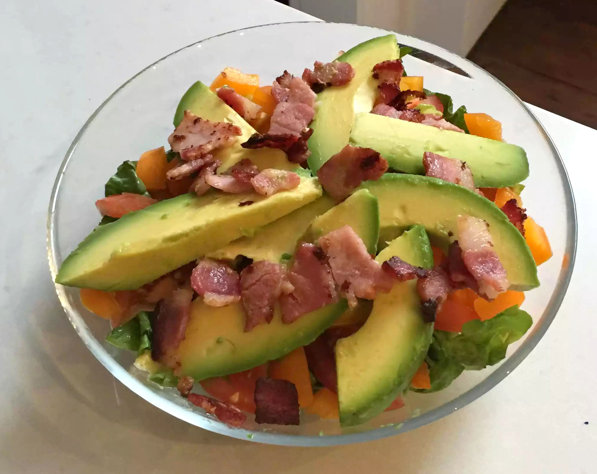 Honey Mustard Chicken Paleo SCD Dinner London Recipe Avocado Bacon