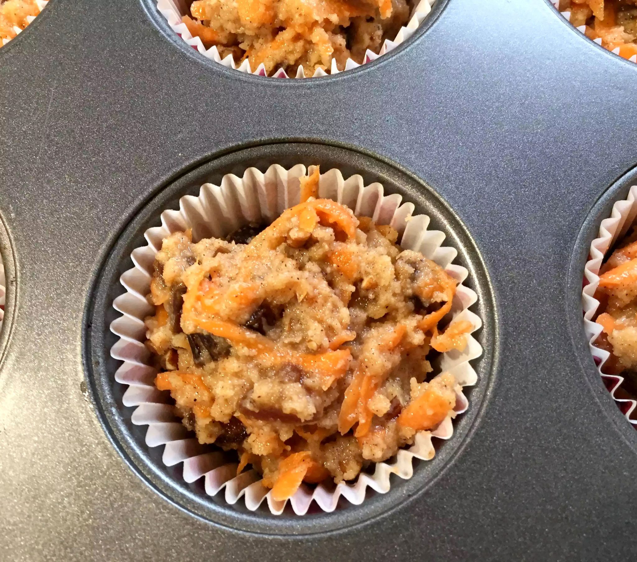 Carrot Cake Muffins SCD Paleo Almond Coconut Oil Honey Baking Specific Carbohydrate Diet Gluten-Free Grain Free Clean Eating Birthday