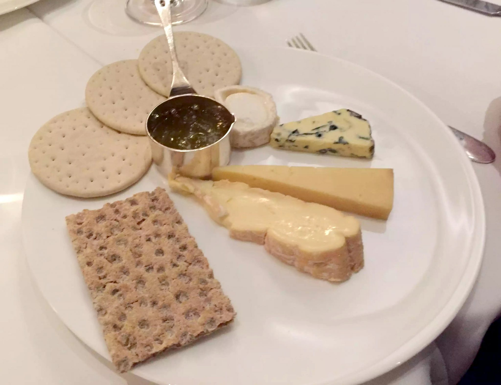 German Gymnasium D&D Kings Cross London Birthday Dinner Restaurant Cheese Plate Fig Jam Mustard Blue Goat