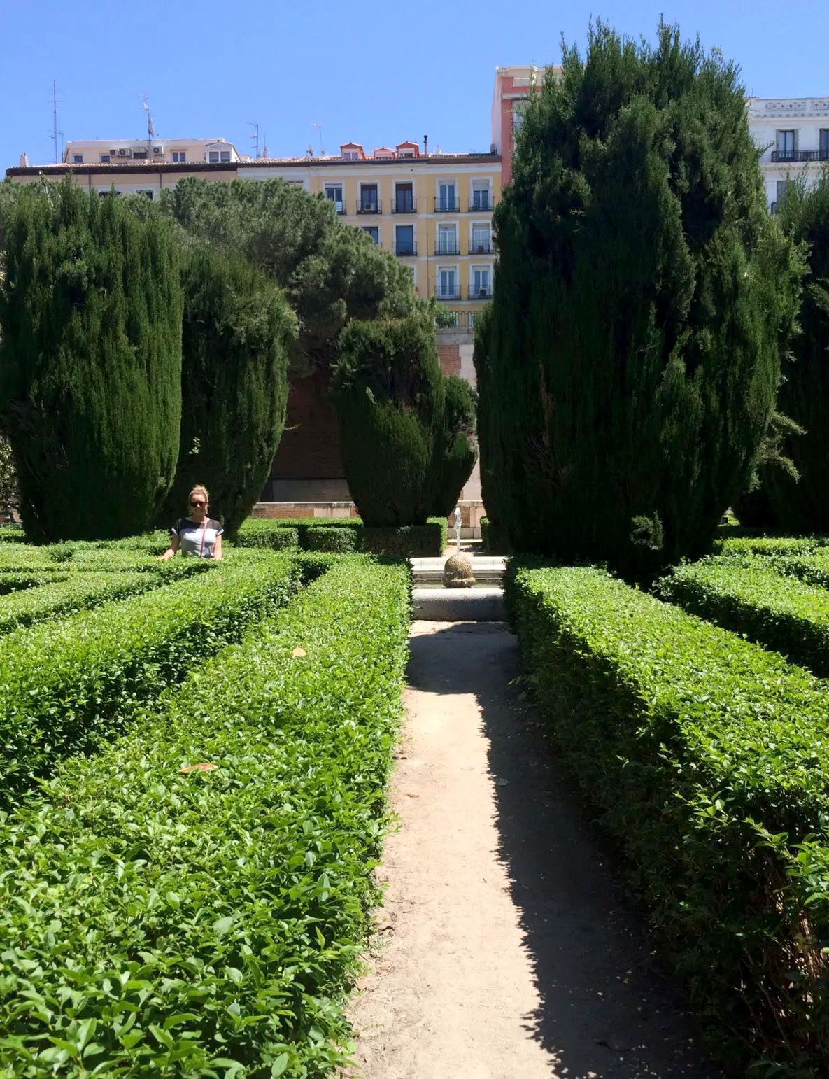 Madrid Sunshine Palcio Real de Madrid Walking Birthday Fountain Gardens Maze