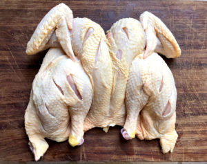 Spatchcocked & Scored Chicken