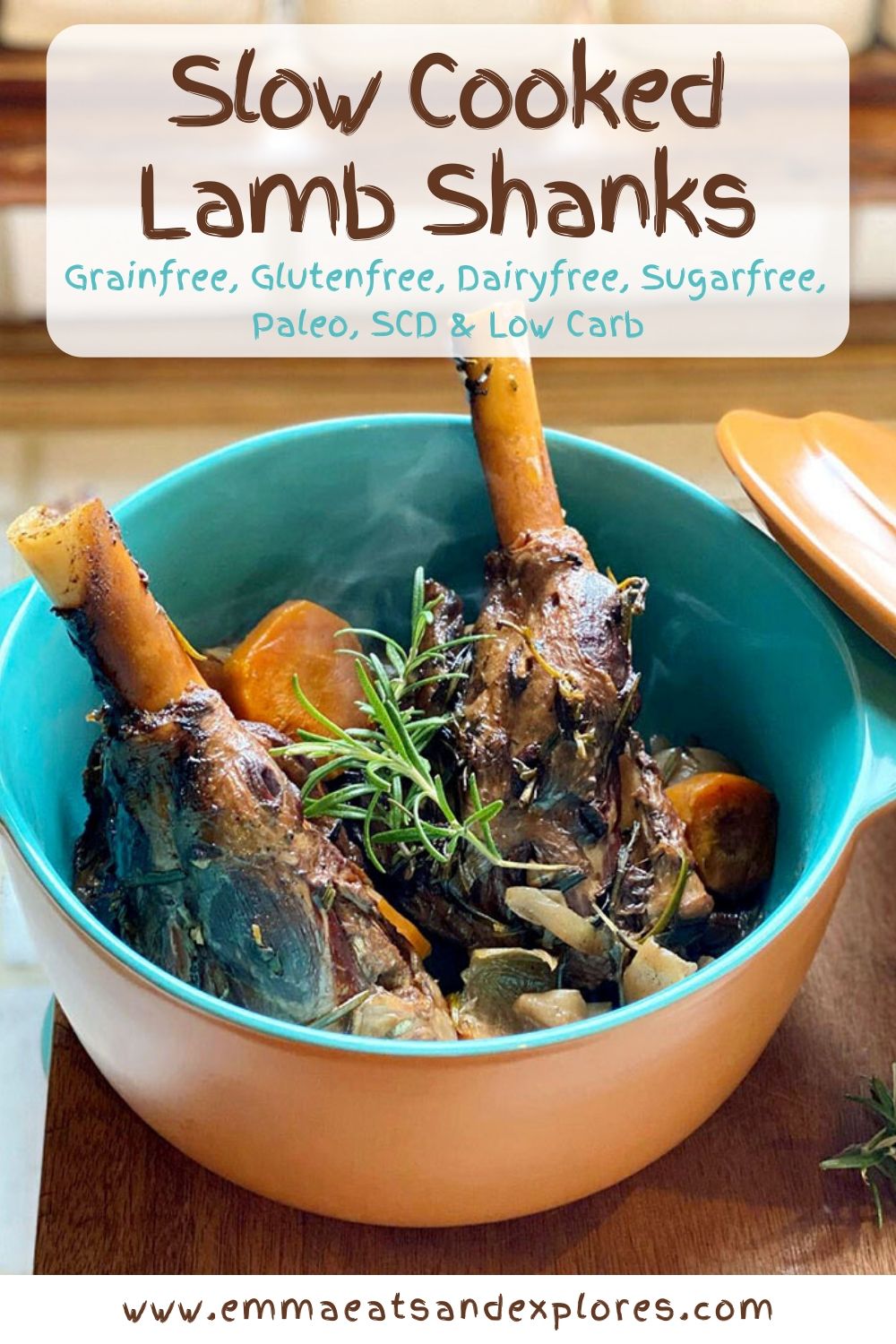 Slow Cooked Lamb Shanks - Emma Eats & Explores
