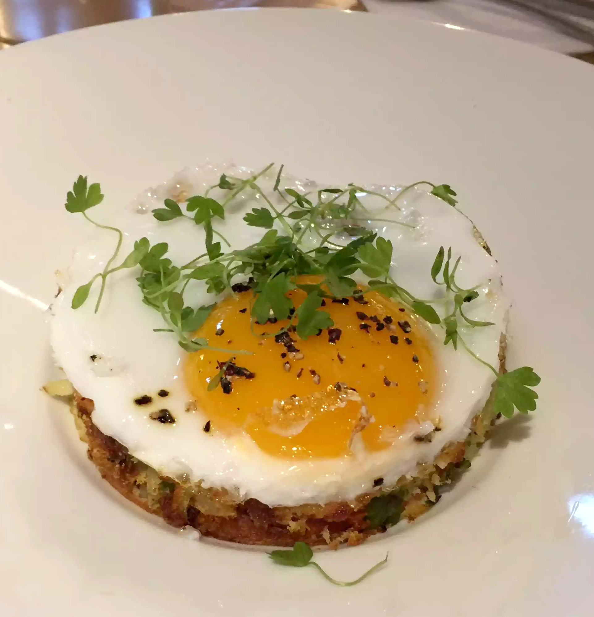 Great Northern Pub St Albans Summer Menu Bubble and Squeak Duck Egg