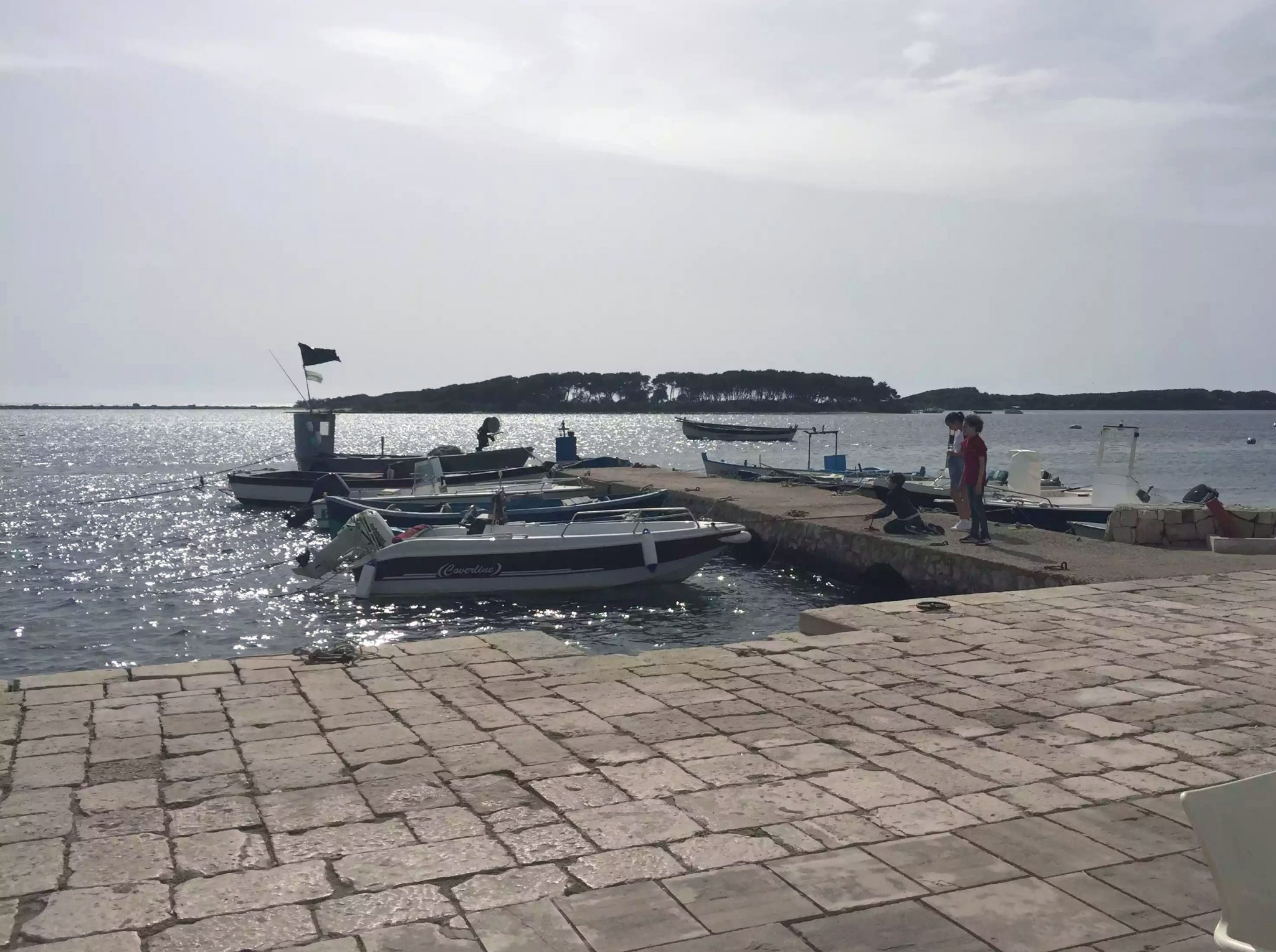 Puglia Italy Porto Cesaro Sea Toes Clear Crystal Water Sunshine Marina Boats
