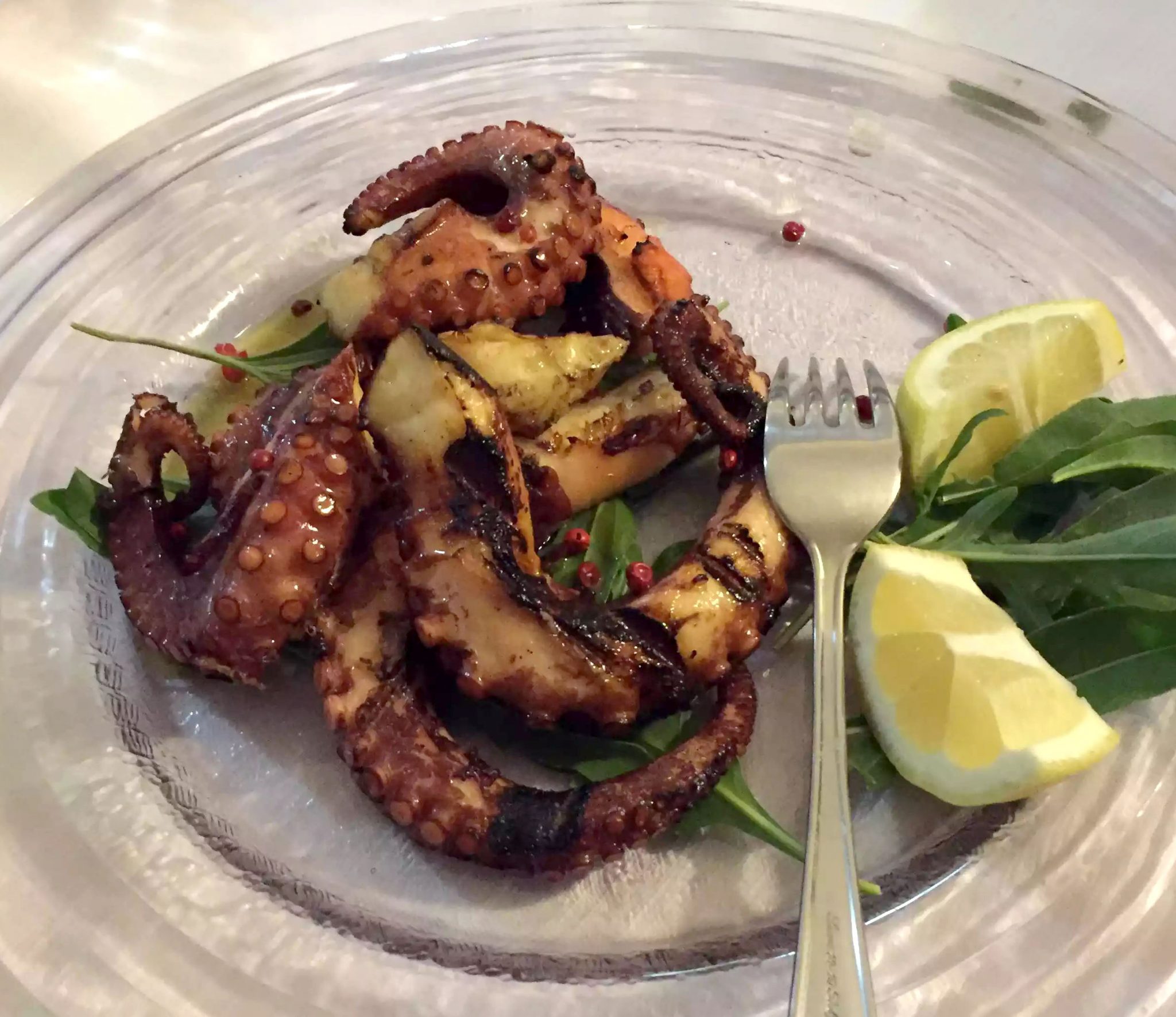 Leporino Puglia La Camelia Dinner Restaurant Octopus