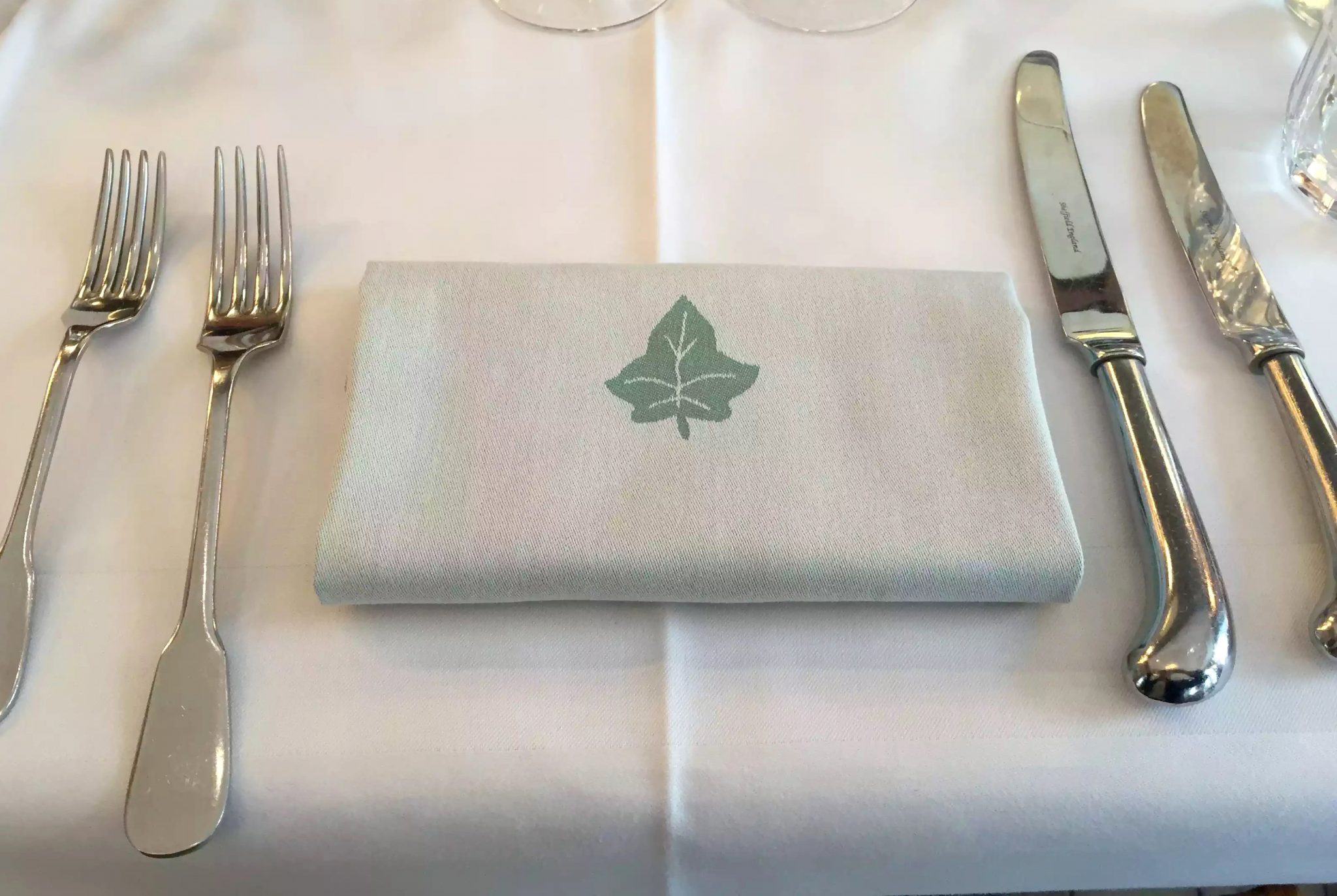 Ivy Cafe Restaurant Review Marylebone London Lunch Linen Napkins