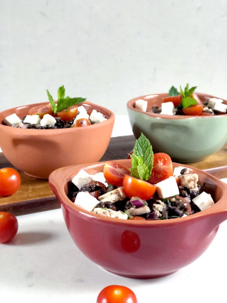 Lentil Feta Mint Salad - Grainfree, Glutenfree, Refined Sugarfree, SCD, Low Carb & Vegetarian by Emma Eats & Explores