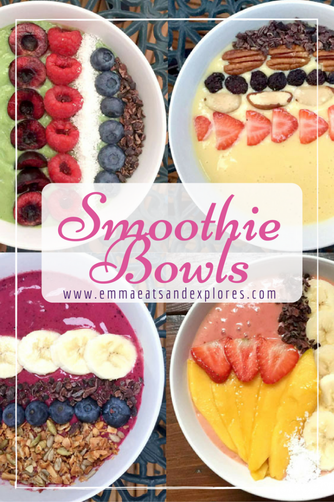 Smoothie Bowls by Emma Eats & Explores - SCD, Paleo, Gluten-Free, Grain-Free, Sugar-Free, Vegetarian