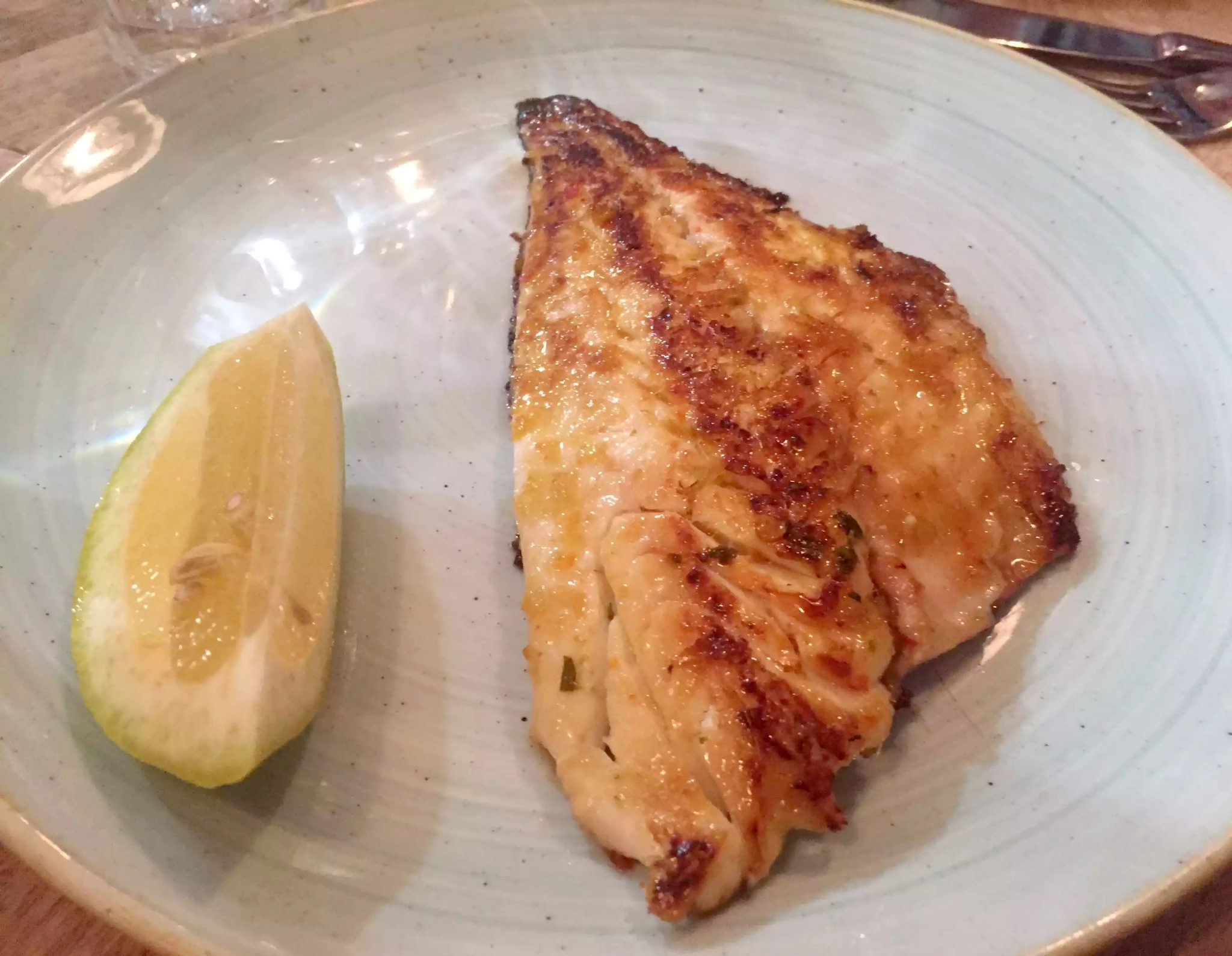 Lure Fish Kitchen North London Kentish Town Seafood Restaurant Gilt Head Bream Lemongrass Chilli