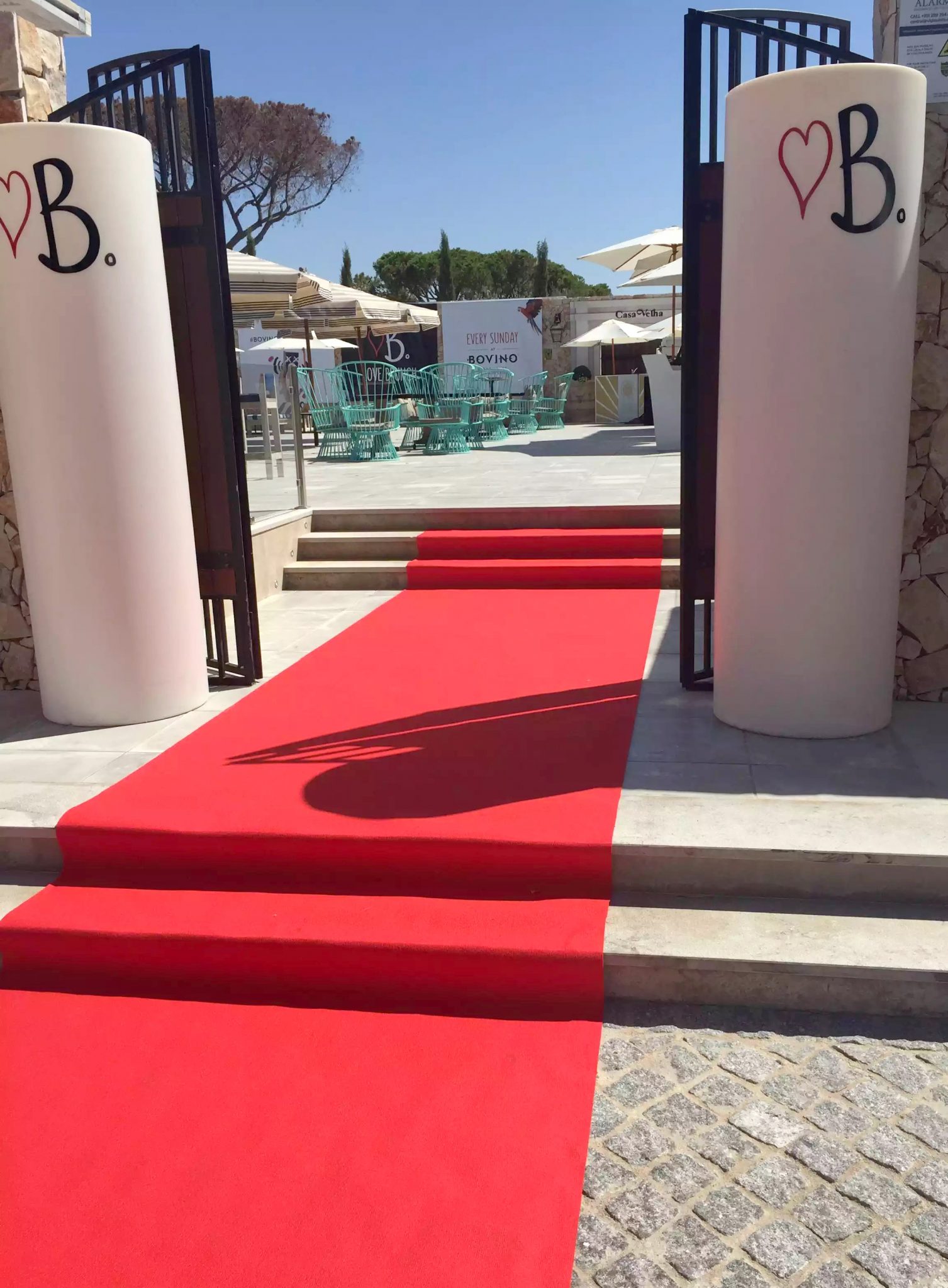 Bovino Love Brunch Quinta do Lago Algarve Portugal Red carpet