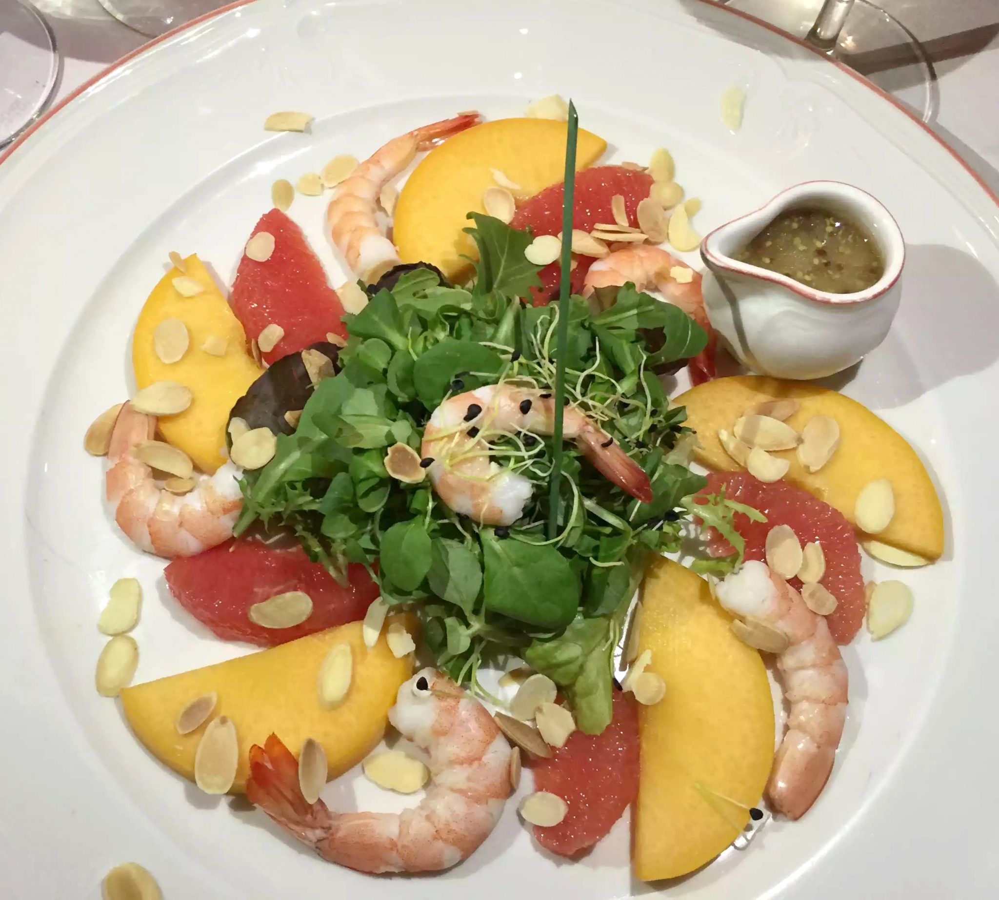 Pequeno Mundo Restaurant - Algarve - Portugal Prawn & Mango Salad