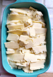 Grainfree SCD Cauliflower Cheese Before Baking