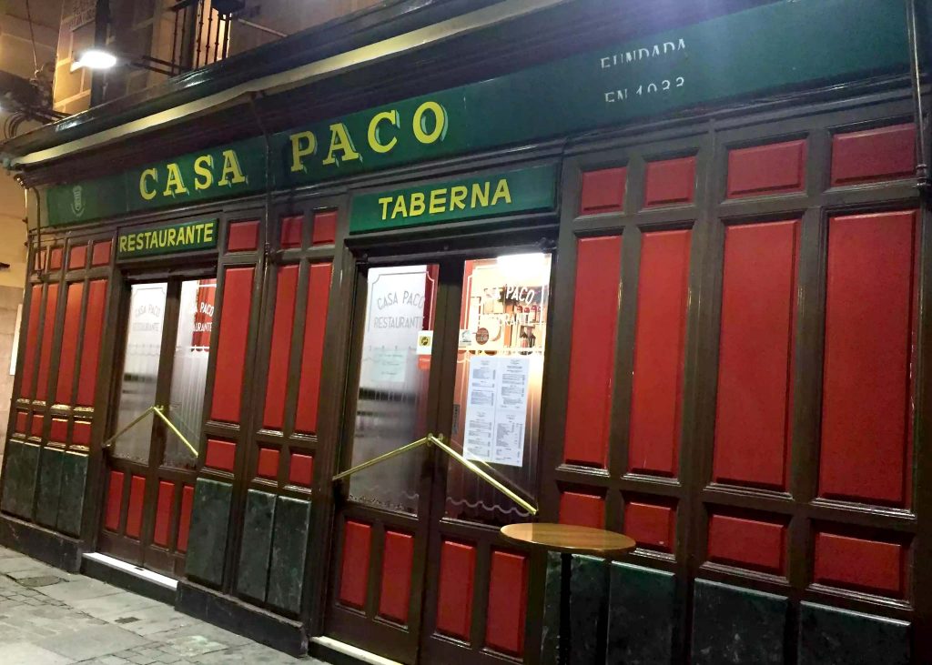 Casa Paco Restaurant, Madrid, Spain by Emma Eats & Explores