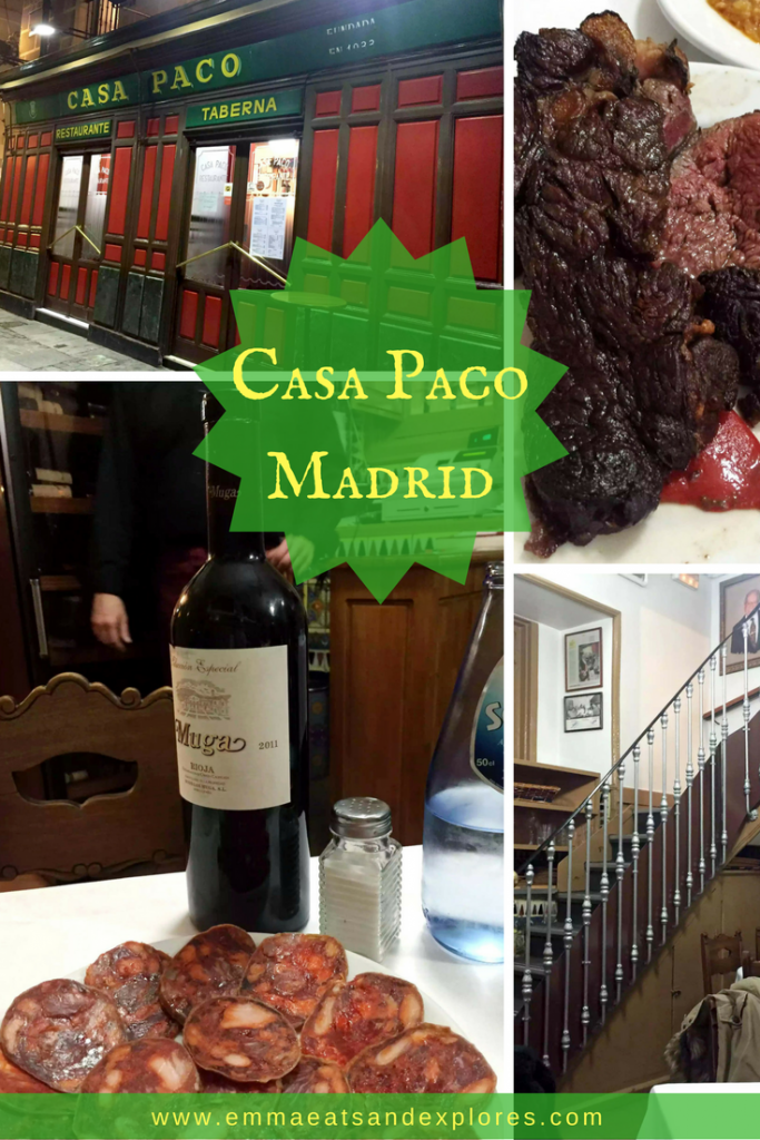 Casa Paco Restaurant, Madrid, Spain by Emma Eats & Explores