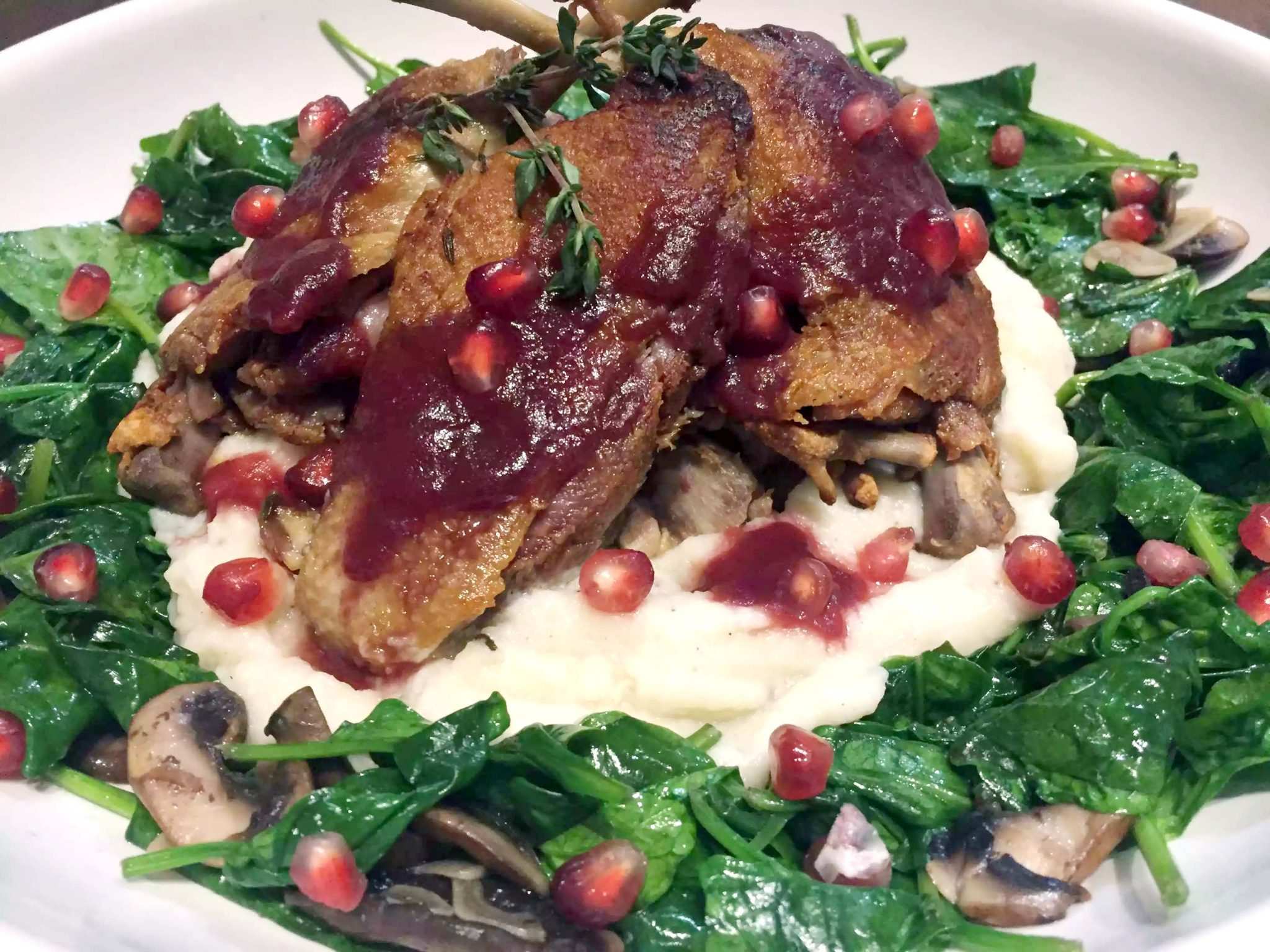 Slow Cooker Duck Confit & Pomegranate Molasses - Emma Eats & Explores