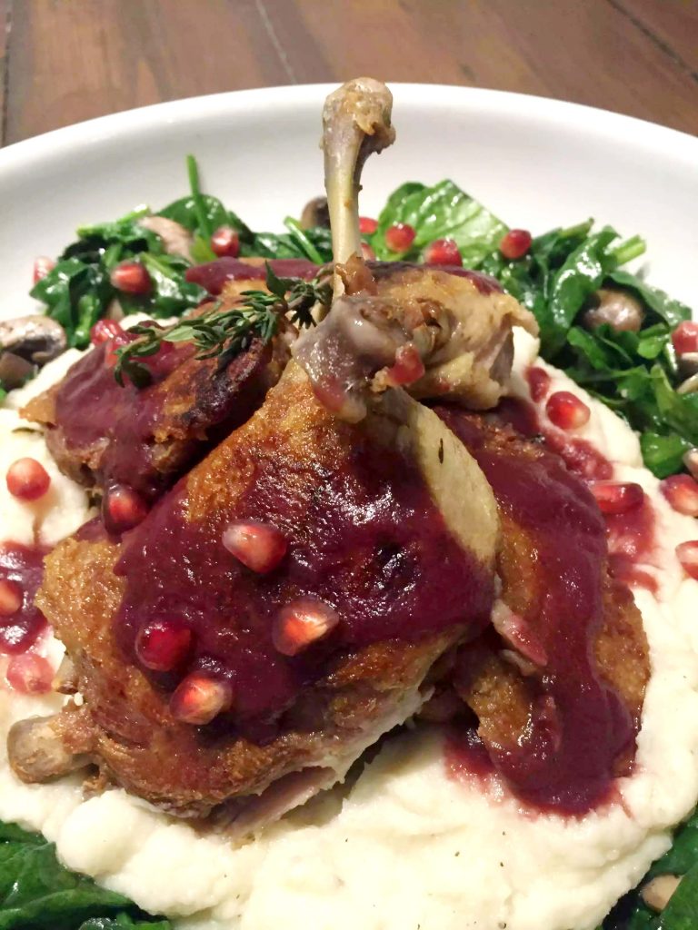 Slow Cooker Duck Confit & Pomegranate Molasses - Emma Eats & Explores
