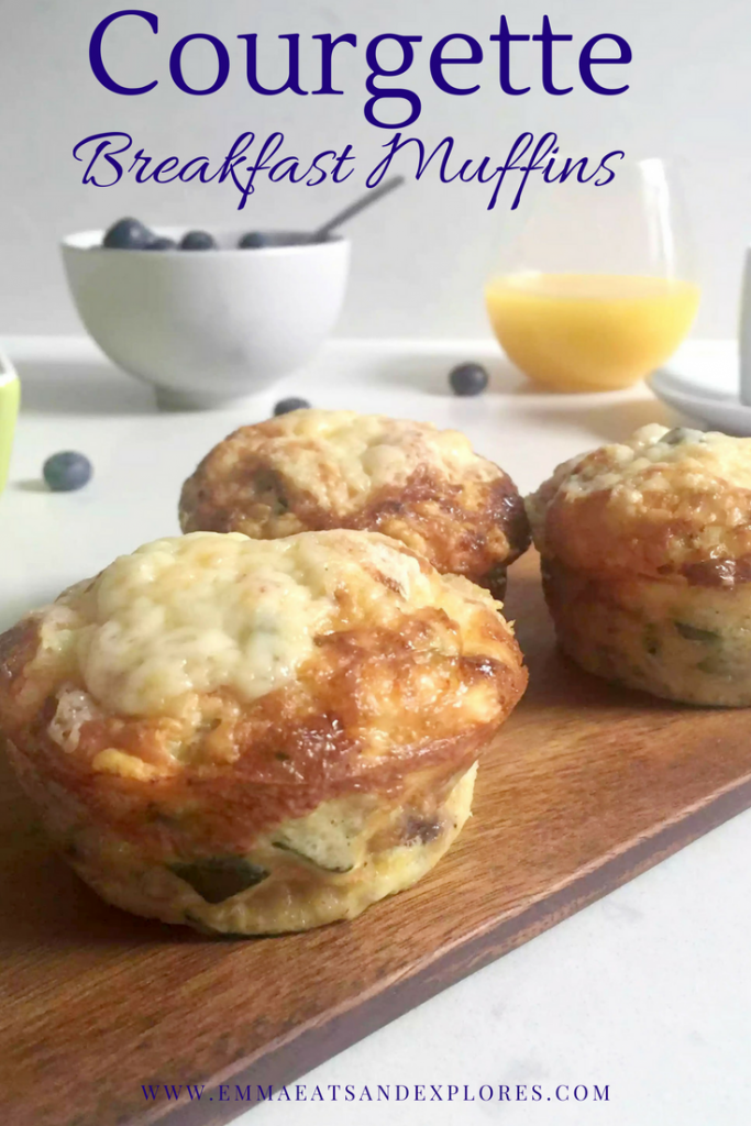 Courgette Breakfast Muffins (Zucchini) by Emma Eats & Explores - Grain-free, Gluten-free, Low Carb, LCHF, Paleo, SCD, Vegetarian, Refined Sugar-free