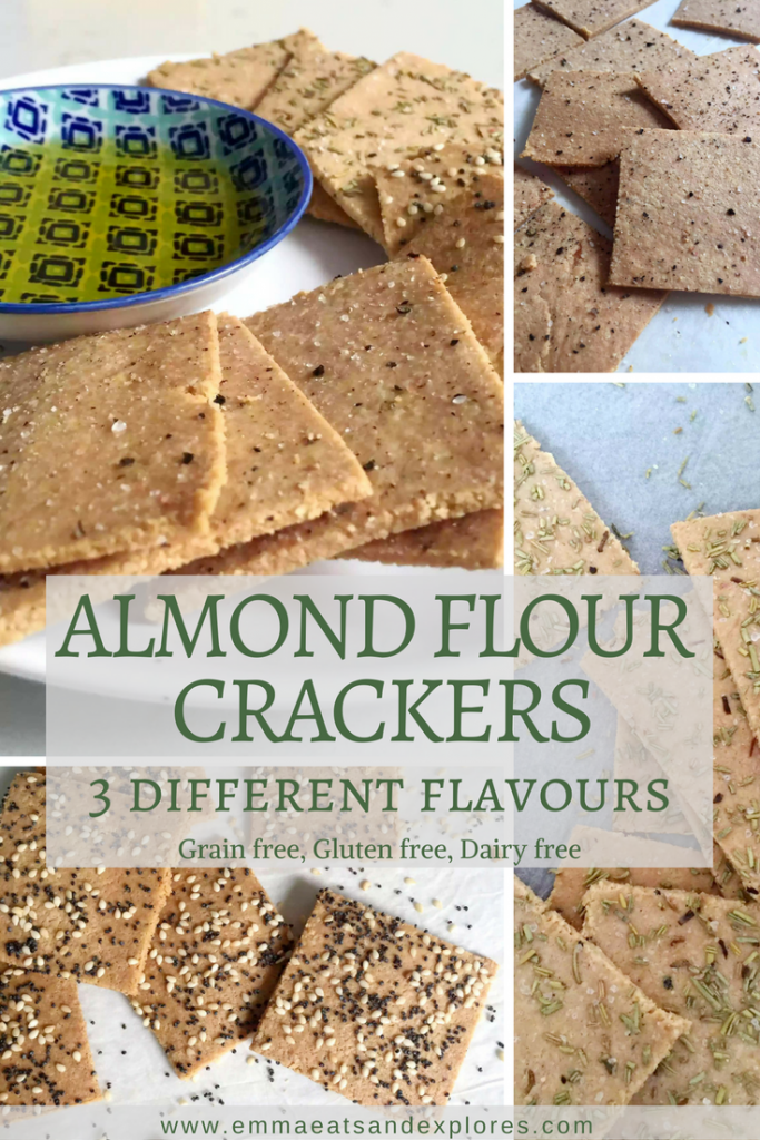 Almond Flour Crackers (3 Ways!) - Emma Eats & Explores