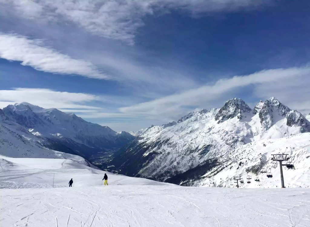 Off Piste Skiing in Chamonix Mont Blanc France