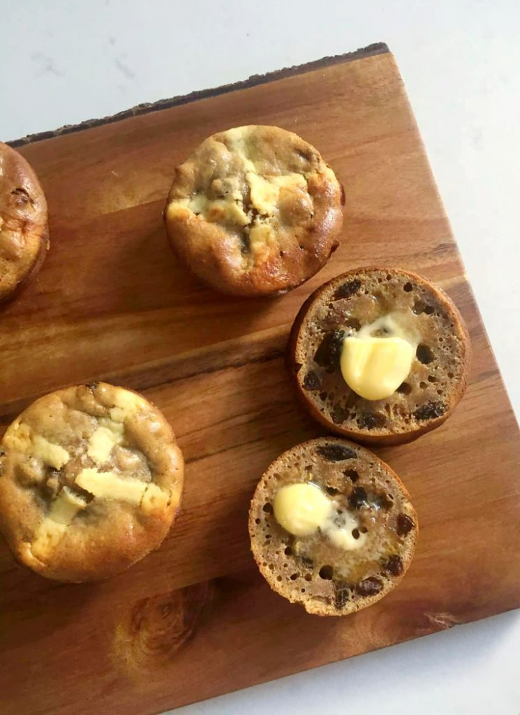 Hot Cross Bun Muffins by Emma Eats & Explores - Grainfree, Glutenfree, Refined Sugar-Free, Paleo, SCD, Vegetarian
