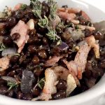 Warm Lentil Bacon Salad by Emma Eats & Explores - Grainfree, Glutenfree, Sugarfree, SCD, Low Carb, LCHF