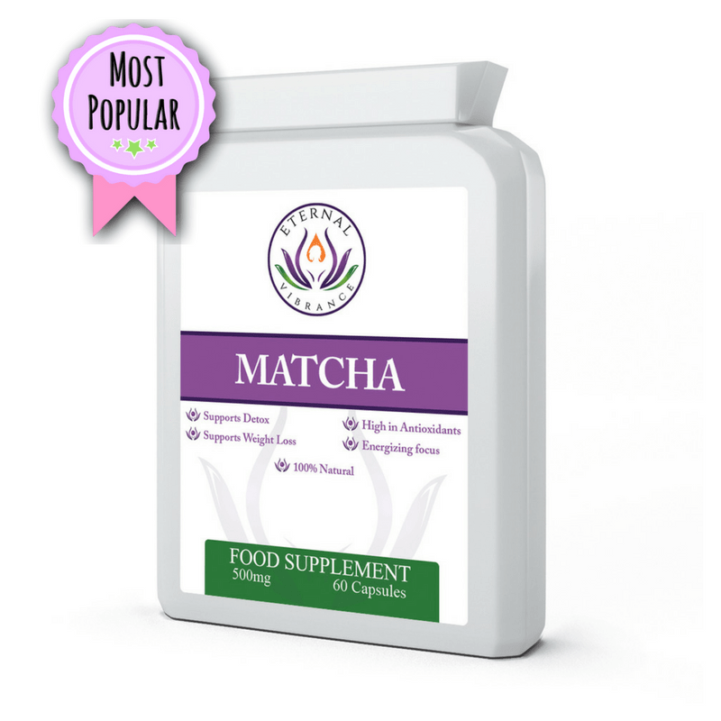 Matcha Green Tea Capsules, Eternal Vibrance by Emma Eats & Explores