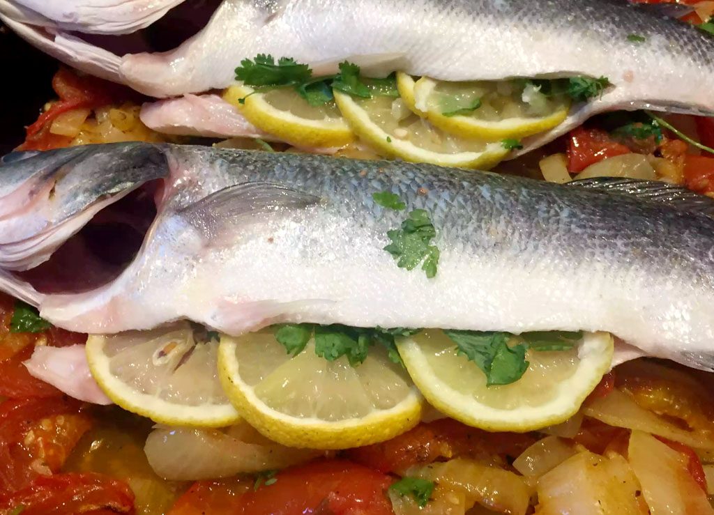 Algarvian Style Sea-Bass Baked in the Oven by Emma Eats & Explores