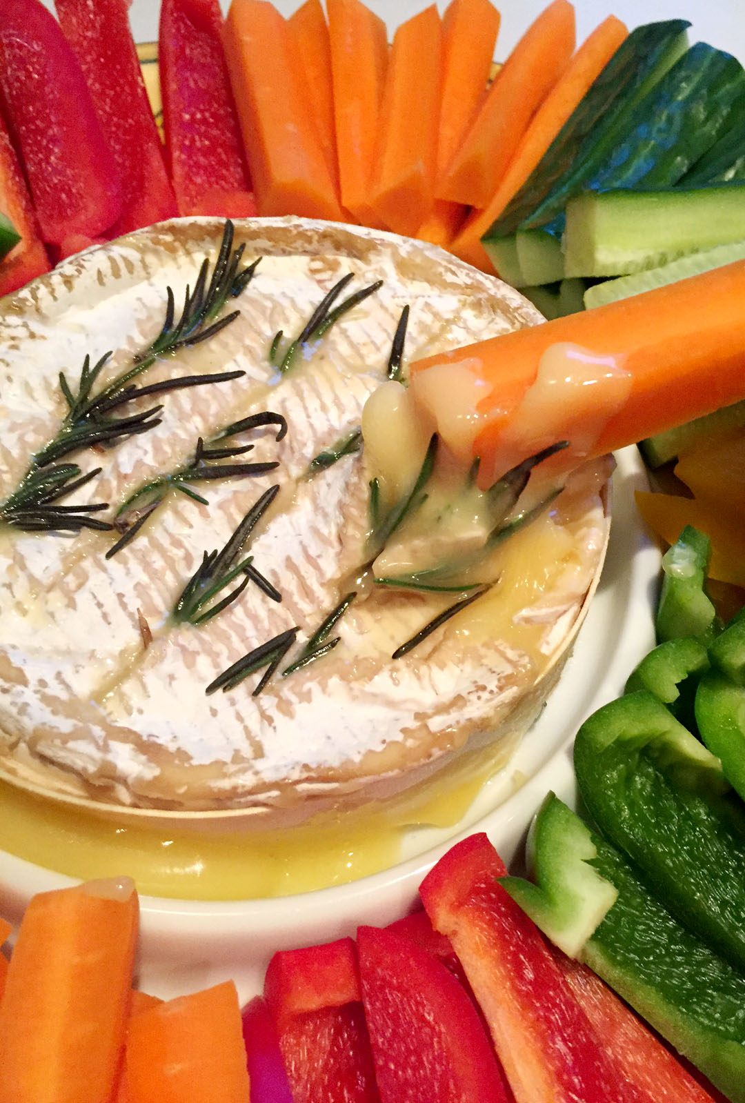 Baked Camembert with Garlic & Rosemary by Emma Eats & Explores - Grainfree, Glutenfree, Refined Sugarfree, Paleo, SCD, Vegetarian, Low Carb