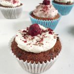 Dark Chocolate Cherry Cupcakes by Emma Eats & Explores - Refined Sugar-Free, Dairy-Free, Gluten-Free, Grain-Free, Paleo & Vegetarian