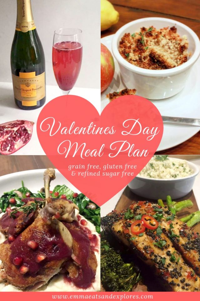 Valentine's Day Menu A Romantic Dinner for Two Emma Eats & Explores