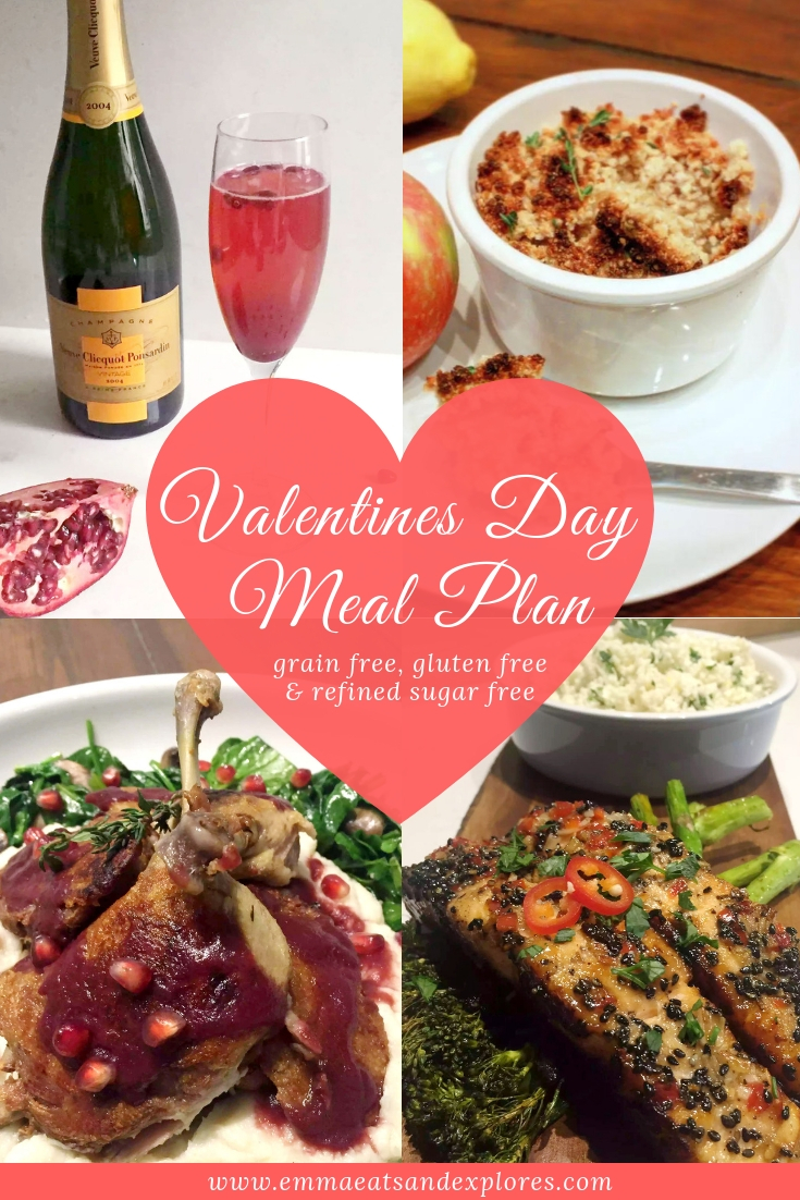 Valentine's Day Menu - A Romantic Dinner for Two - Emma Eats & Explores
