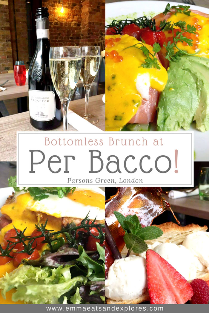 Bottomless Brunch at PerBacco – Parsons Green, London