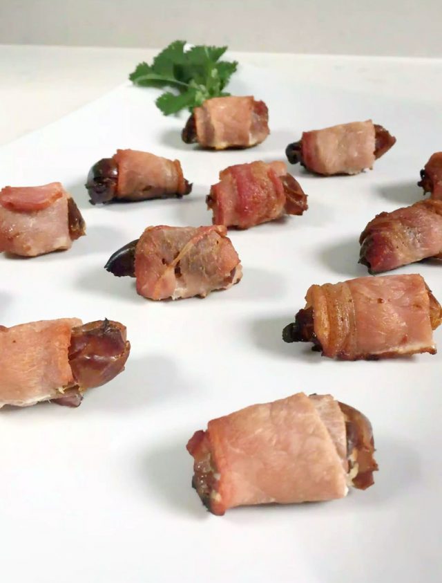 Bacon Wrapped Dates - Devils on Horseback - Emma Eats & Explores