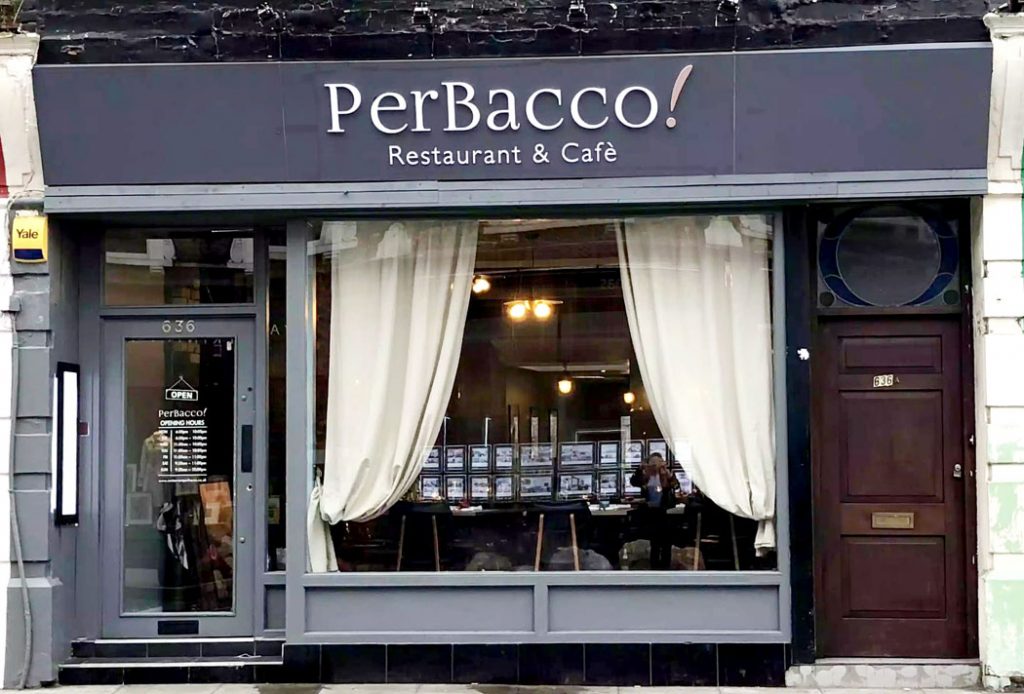 Dinner at PerBacco Italian Restaurant - Parsons Green, London by Emma Eats & Explores