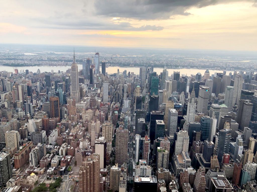 New York Skyline from Helicopter by Emma Eats & Explores