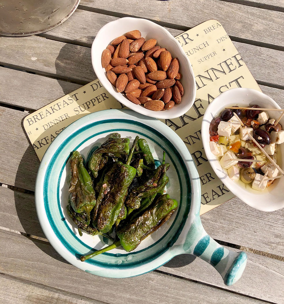 Pan Fried Padron Peppers - Emma Eats & Explores