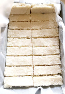 Coconut Bars without chocolate