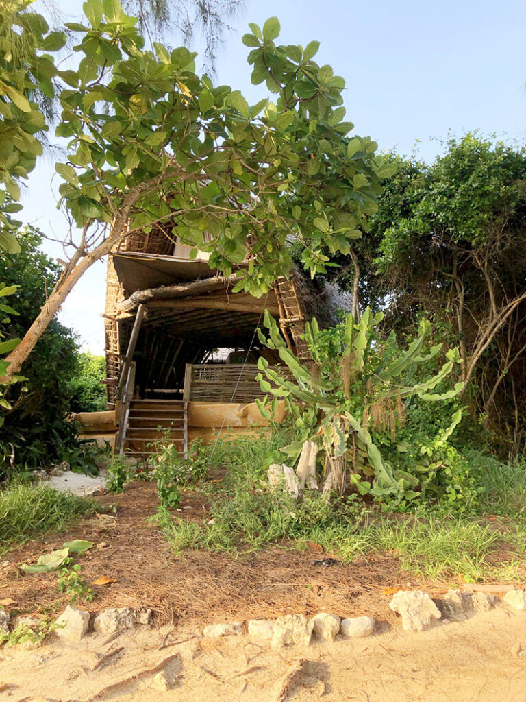 Accommodation Hut at Chumbe Island, Zanzibar