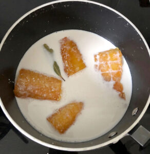 Poached Smoked Haddock in Milk
