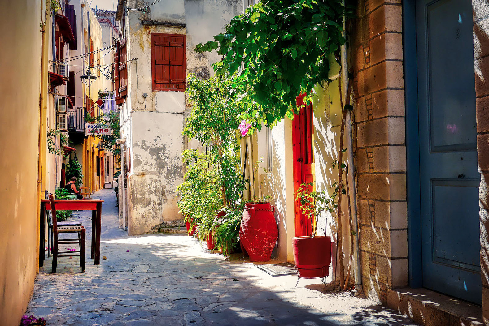 Alleyway in Chania, Crete