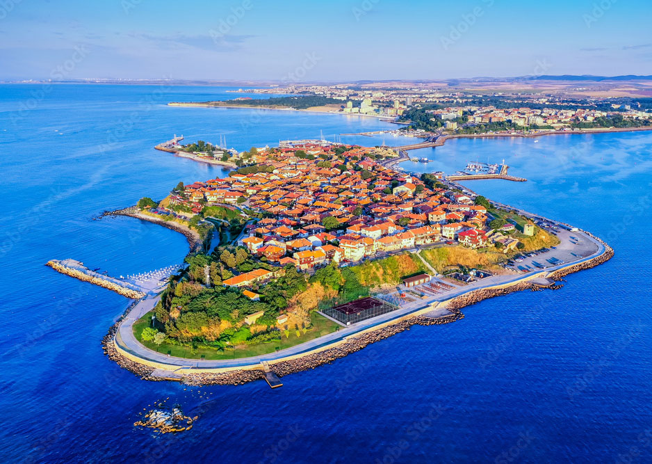 Nessebar Old Town from above