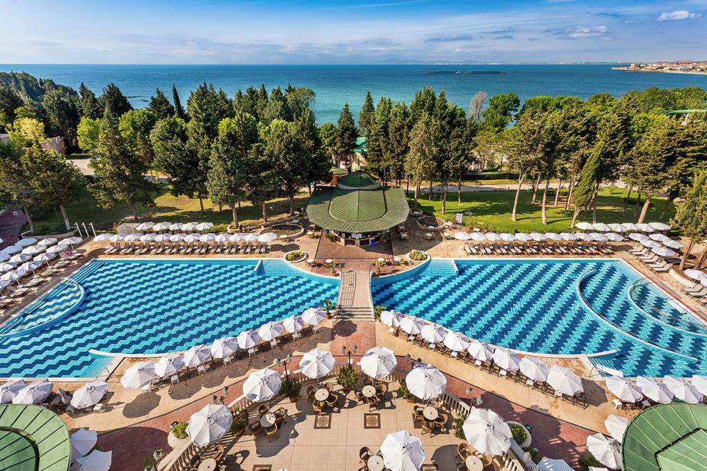 The View of the pools from our hotel room