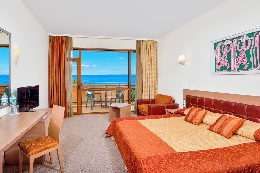 Bedroom with Sea View at Sol Nessebar Palace Resort