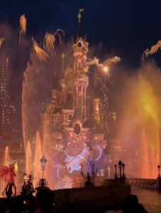 Fireworks over the Disney Castle