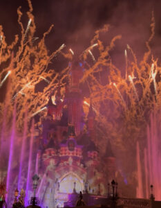 Fireworks over the Disney Castle