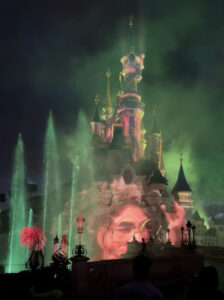 Encanto Illuminations over the Disney Castle