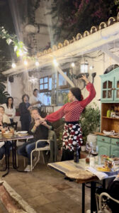 Flamenco dancing at the Farm Restaurant, Marbella Old Town